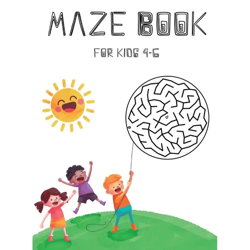 Maze Book for Kids 4-6