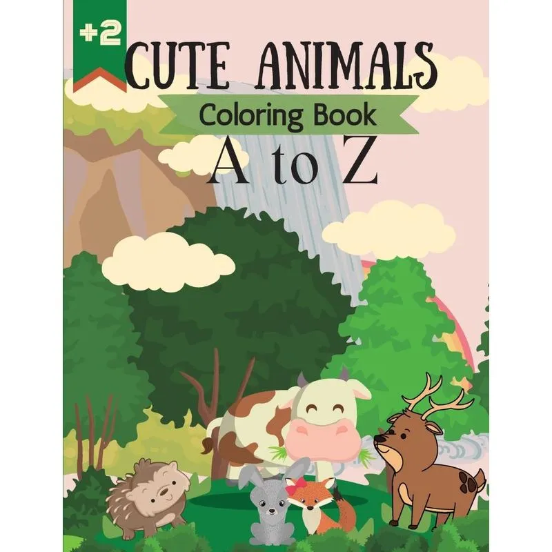 Cute Animals Coloring Book A to Z