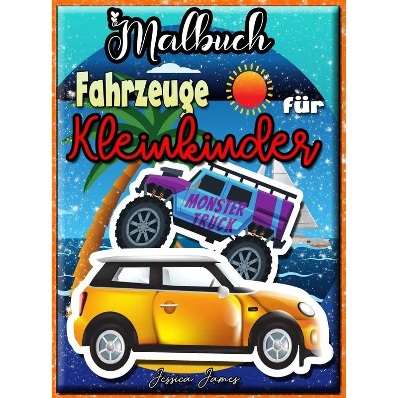 Fahrzeuge Malbuch für Kleinkinder