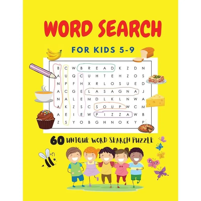Word Search for Kids 5-9