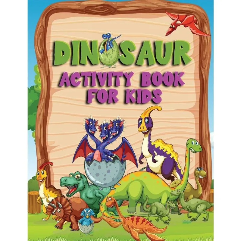 Dinosaur Activity Book for Kids