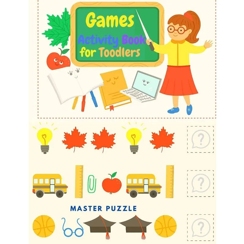 Games Activity Book for Toodlers
