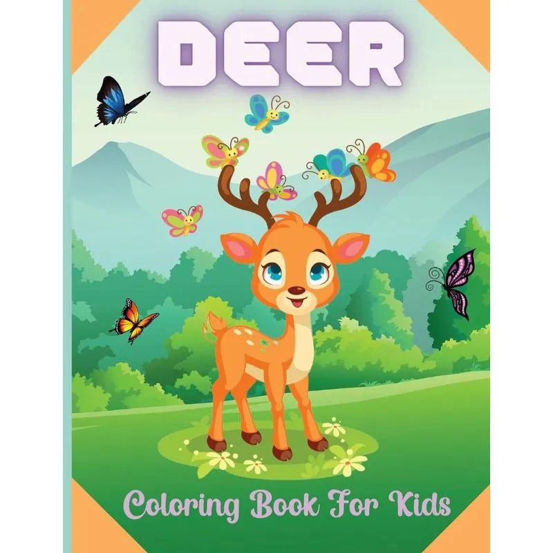 Deer Coloring Book For Kids