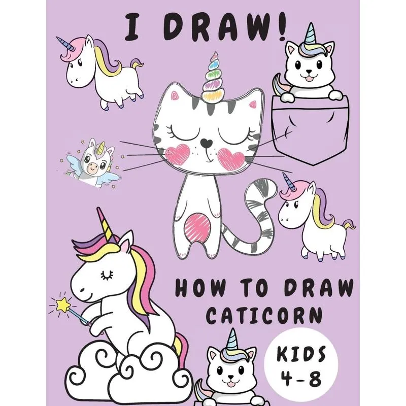 How to Draw Caticorn Kids 4-8