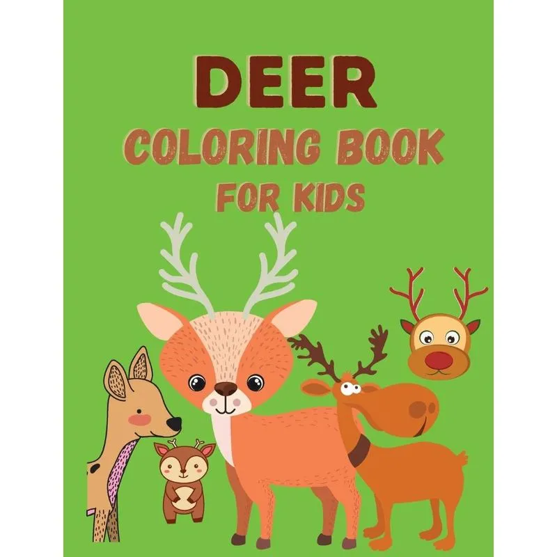 Deer Coloring Book