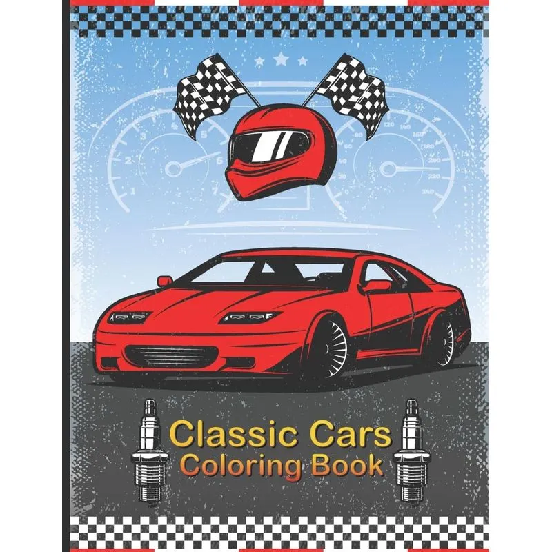 CLASSIC CARS COLORING BOOK