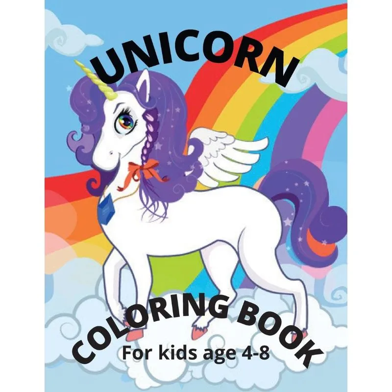 Unicorn coloring book