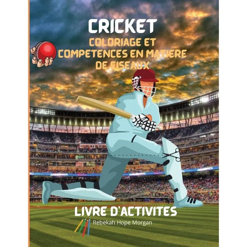 Cricket Coloriage et compétences en matière de ciseaux Livr