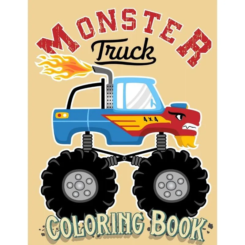 Monster Truck Coloring Book