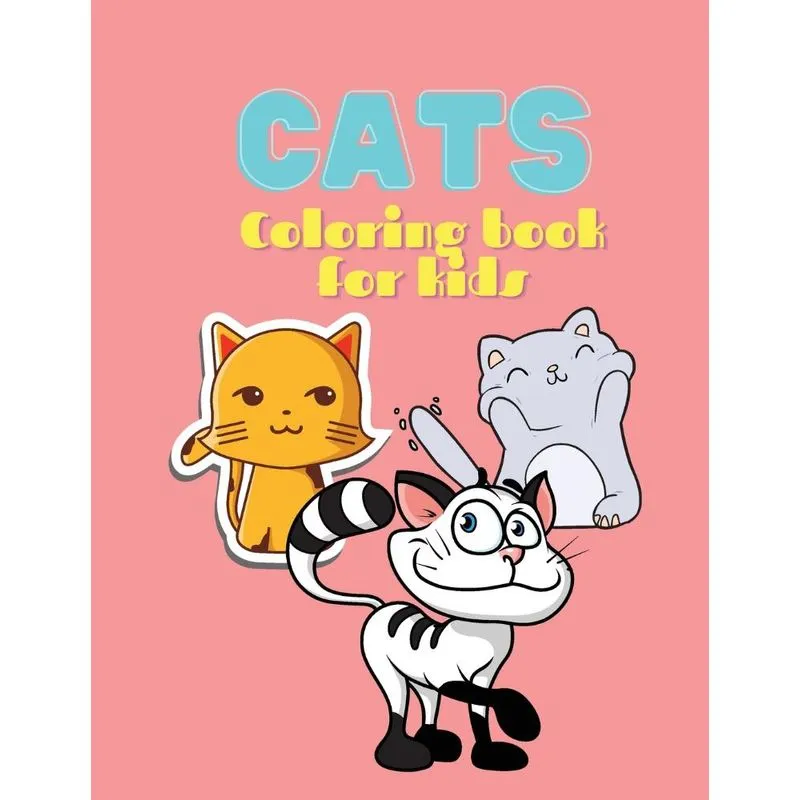 Cats Coloring book for kids