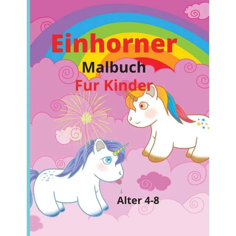 Einhörner Färbung Buch für Kinder