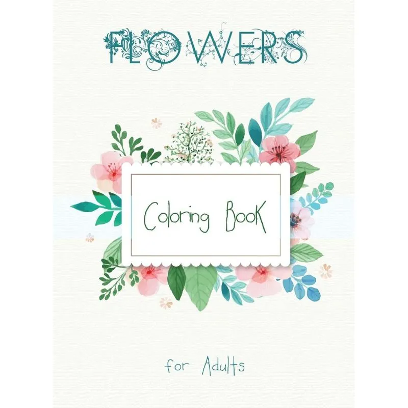 Flowers Coloring Book for Adults