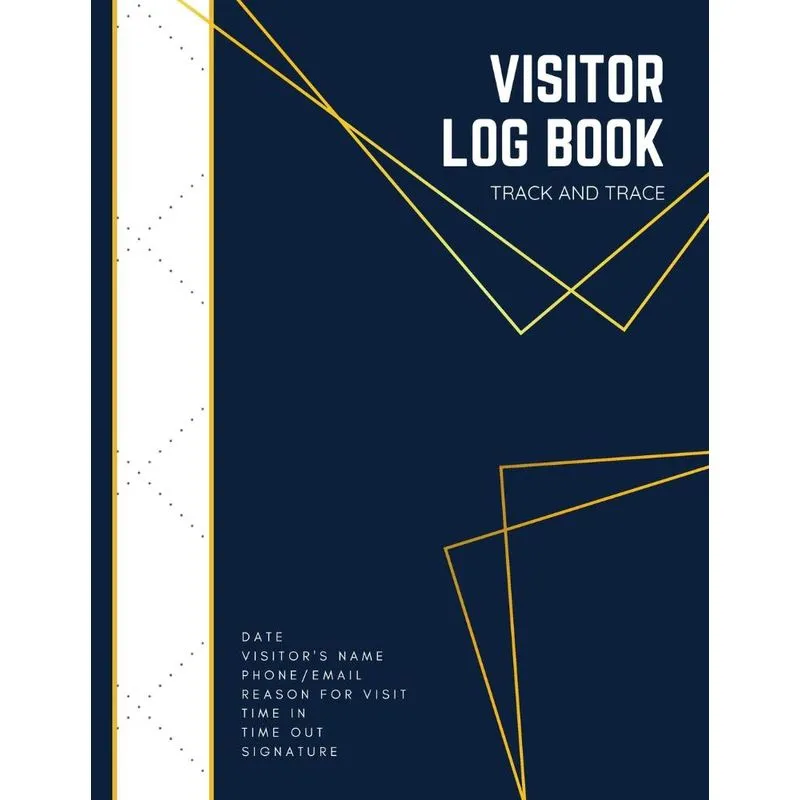 Track and Trace Visitor Log Book