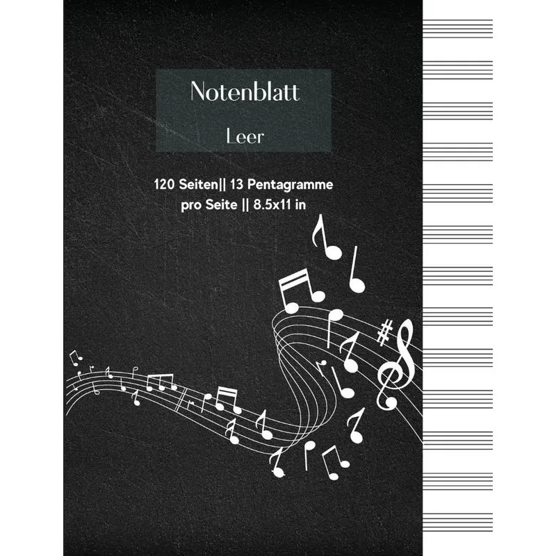 Notenblatt Leer