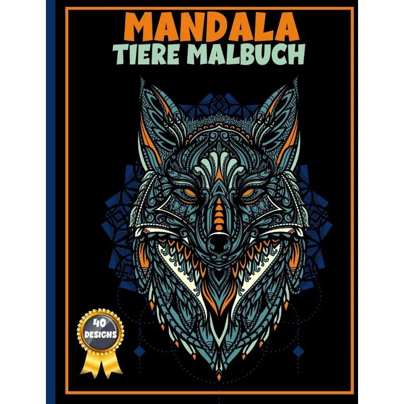 Mandala Tiere Malbuch