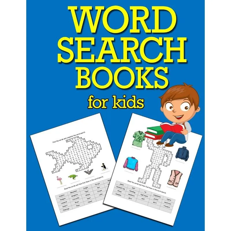 Word Search Books for Kids