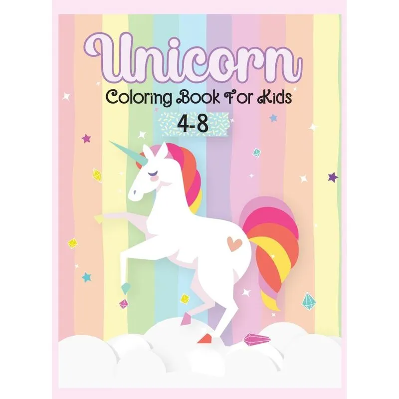 Unicorn Coloring Book for Kids 4-8