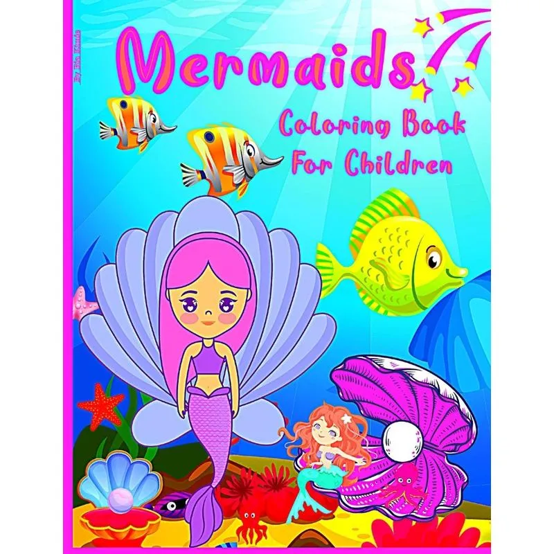 Mermaid Coloring Book For children