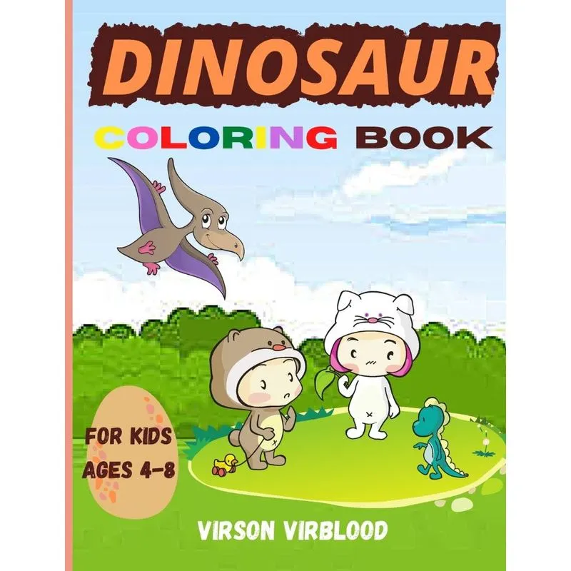 Dinosaur Coloring Book for Kids