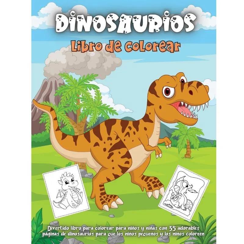 Dinosaurios Libro De Colorear