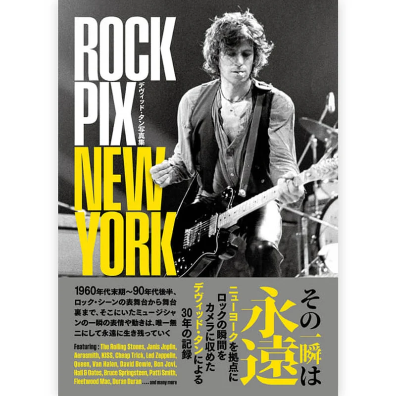 ROLLING STONES ローリングストーンズ (7月 新譜 記念 ) - ROCK PIX NEW YORK デヴィッド・タン写真集 / 写真集