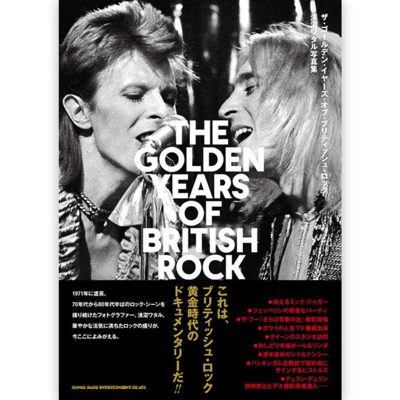 DAVID BOWIE デヴィッドボウイ (追悼 10年 ) - ザ・ゴールデン・イヤーズ・オブ・ブリティッシュ・ロック 浅沼ワタル写真集 / 写真集