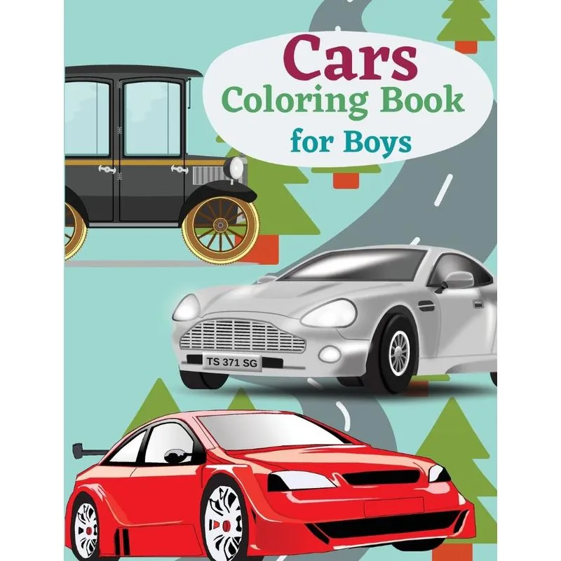 Cars Coloring Book for Boys