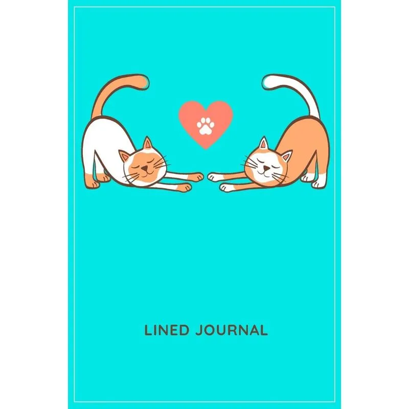 Cute Cat Lined Journal