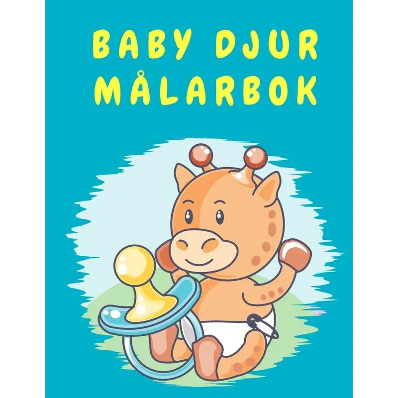 Baby djur målarbok