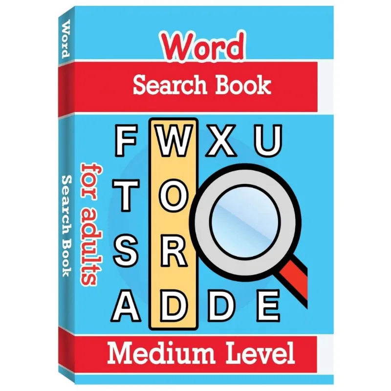 Word Search Books for Adults - Medium Level