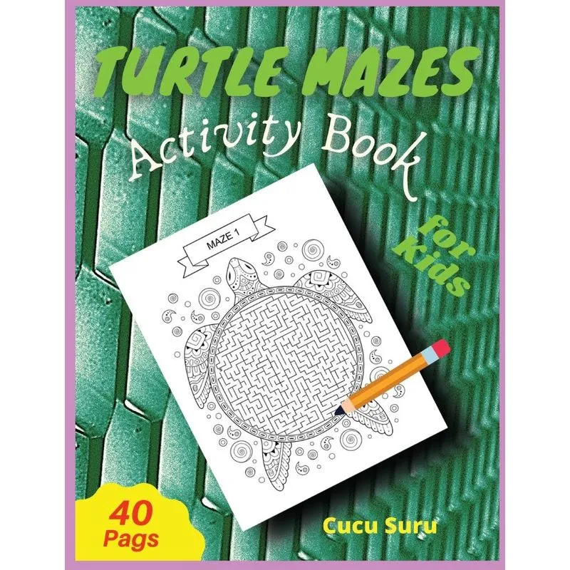 Turtle Mazes Activity Book