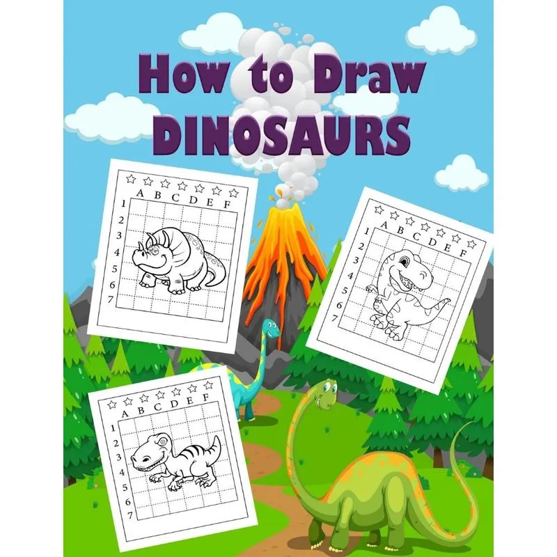 How to Draw Dinosaur for Kids