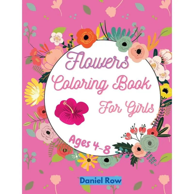 Flowers Coloring Book For Girls