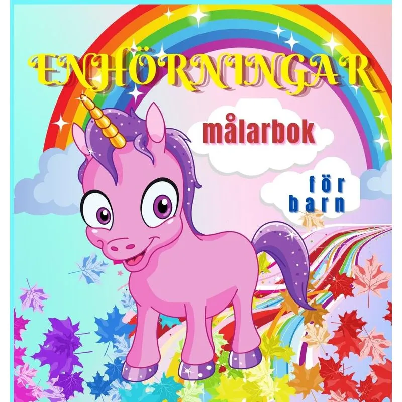 Enhörningar Målarbok för Barn