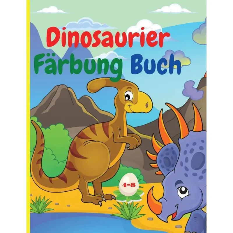 Dinosaurier Färbung Buch