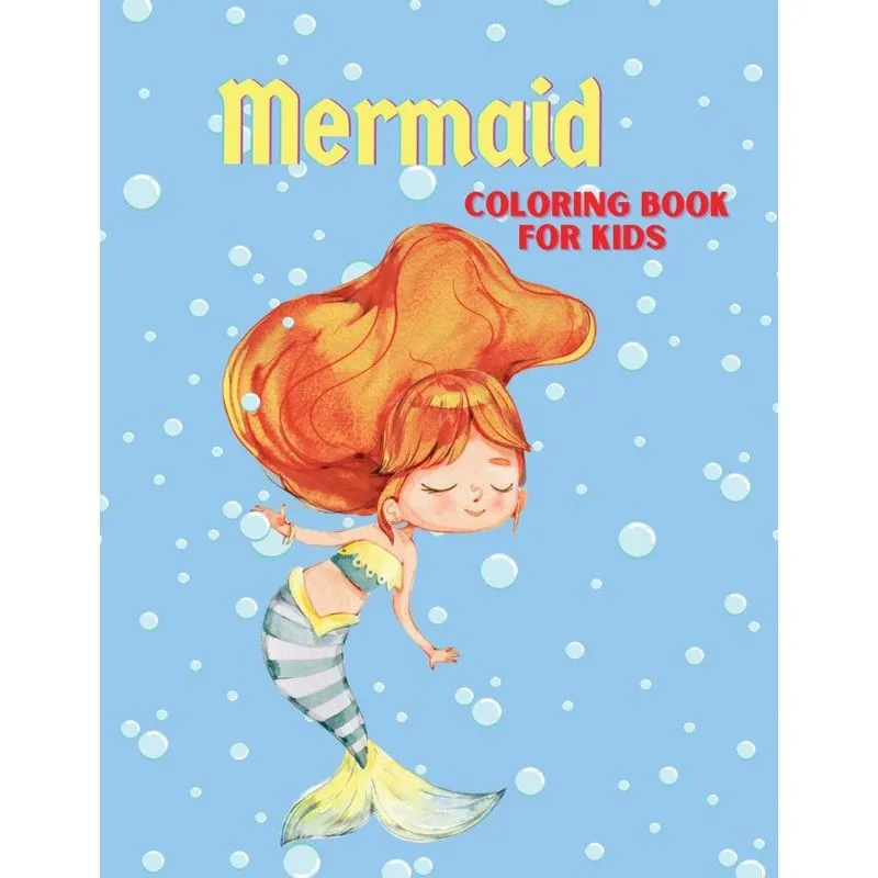 Mermaids coloring book for kids