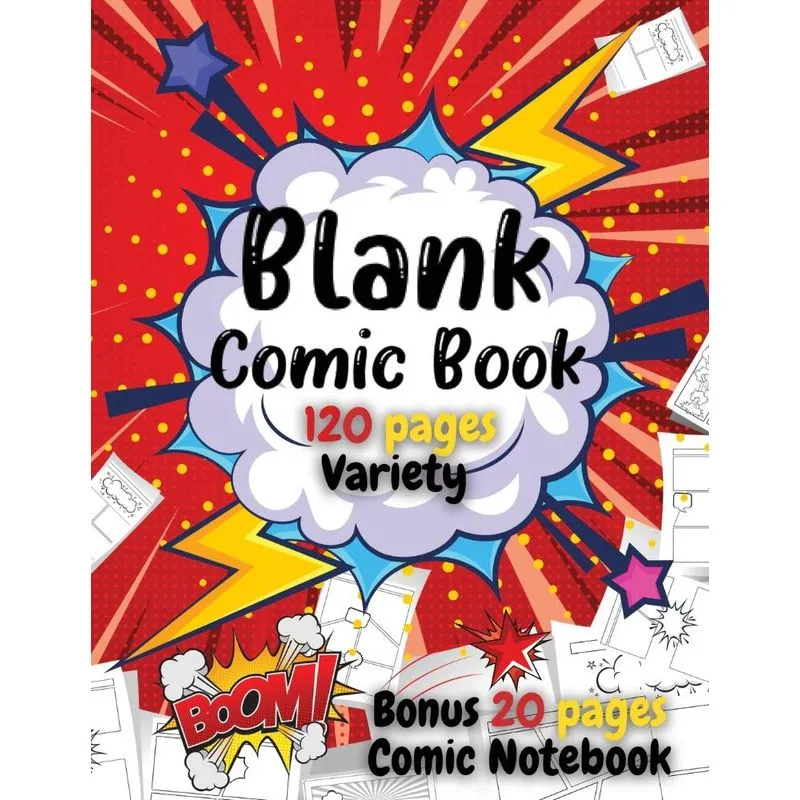 Blank Comic Book For Kids