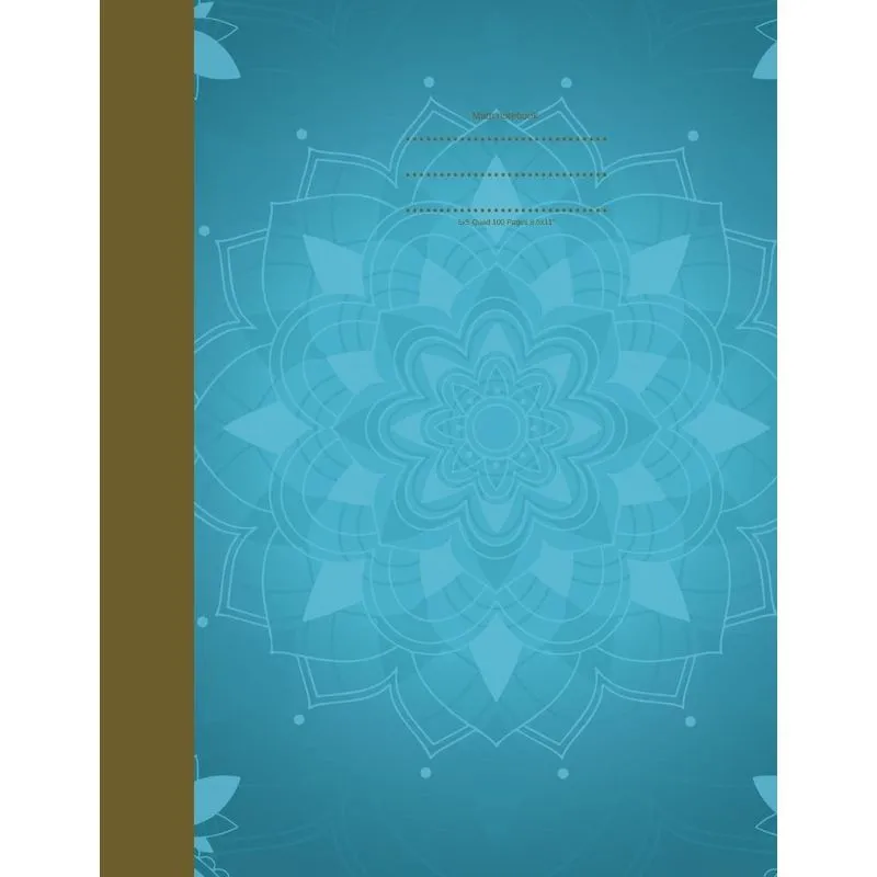 Mandala Math Notebook