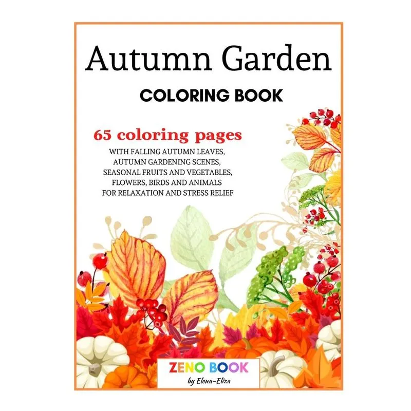 Autumn Garden Coloring Book