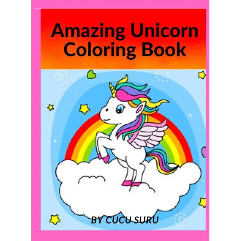Amazing Unicorn Coloring Book