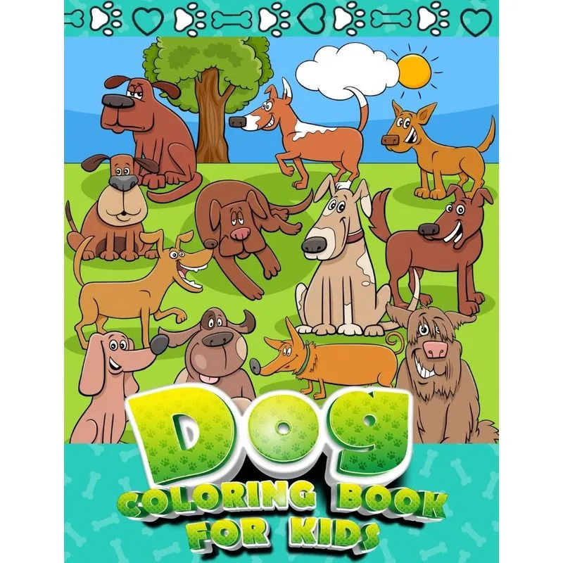 Dog Coloring Book for Kids