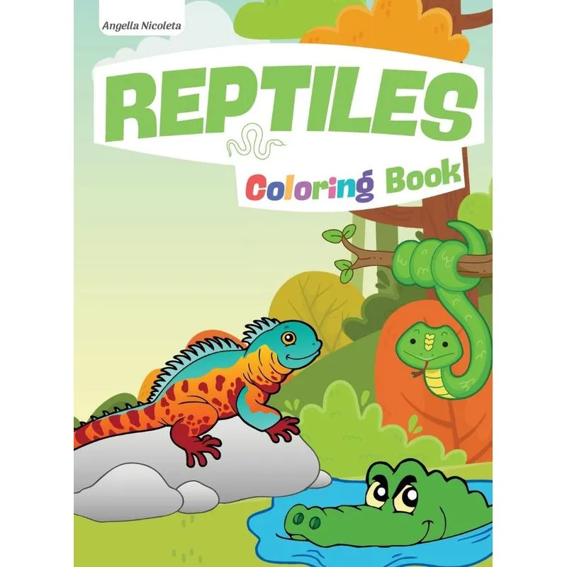 Reptiles Coloring Book