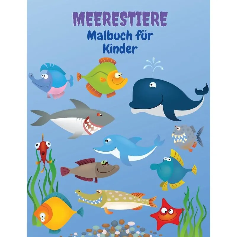 Meereskreaturen Malbuch