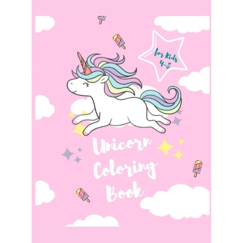 Unicorn Coloring Book for Kids 4-8