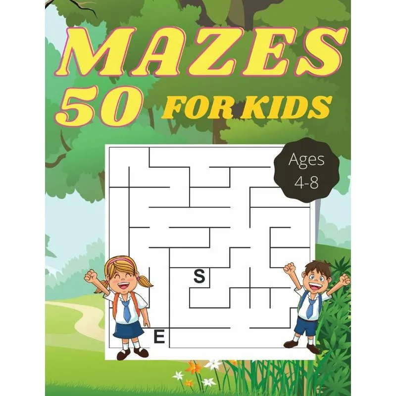 Mazes For Kids Ages 4-8