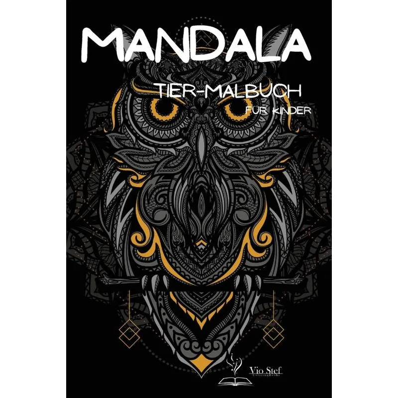 Mandala Tier-Malbuch für Kinder