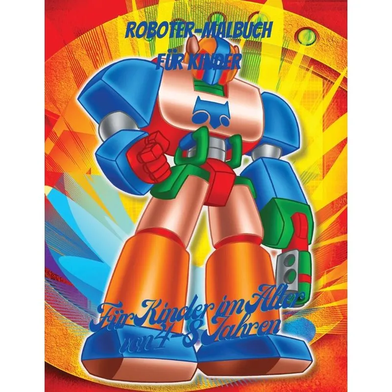 Roboter-Malbuch für Kinder