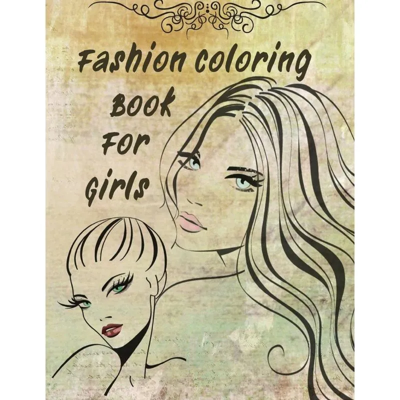 Fashion Coloring Book For Girls