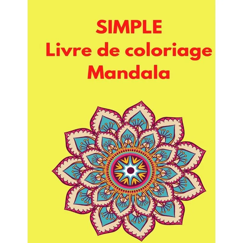 Simple Livre de coloriage Mandala