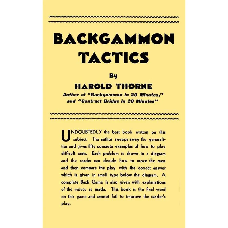 Backgammon Tactics